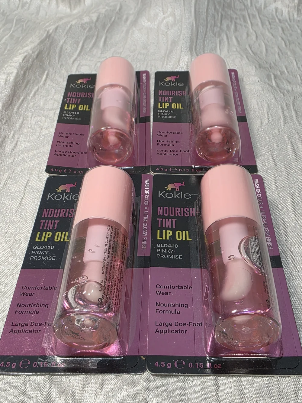 Nourish + Tint Lip Oil — Pinky Promise - Lot Of 4